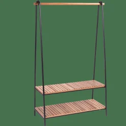 Étagères^CASA ACACIA Porte-vêtements Noir