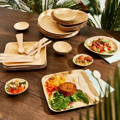 Assiettes^CASA ARECA LEAF Assiettes Set De 6 Naturel