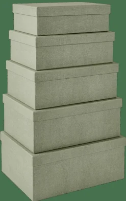 Boîtes De Rangement^CASA BIGSO Boîte De Rangement L Menthe