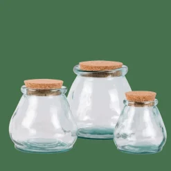 Bocaux^CASA BOLSO Pot à Provisions 1,5 L Transparent