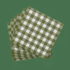 Serviettes^CASA CHECK GREEN Set De 20 Serviettes Vert