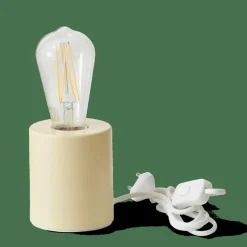 Lampes De Table^CASA COLLEGE Lampe De Table E27 Crème