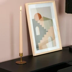 Bougies^CASA DUO Bougies Dîner Set De 2 Beige