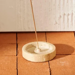 Articles Parfumés^CASA ESCAPE Porte-encens Porte-encens Travertin Beige