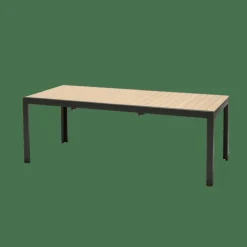 Tables De Jardin^CASA ETHAN Table Extensible Noir, Naturel