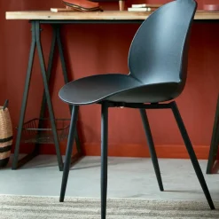 Chaises De Salle À Manger^CASA FREYA Chaise De Salle à Manger Noir