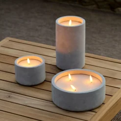 Bougies Led|Éclairage Extérieur^CASA FUEGO Bougie Solaire LED Gris Clair