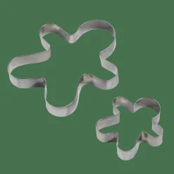 Moules^CASA GINGERBREAD Emporte-pièces Set De 2 Argent