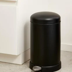 Poubelles De Cuisine^CASA INDUSTRIA Poubelle à Pédale 12 L Noir