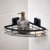 Accessoires De Douche^CASA INDUSTRIA Panier De Douche Avec Ventouses Noir