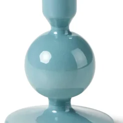 Bougeoirs^CASA ISA Bougeoir Opale Bleue Bleu