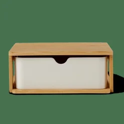 Accessoires Bureau^CASA KONDO Organisateur 1 Tiroir Blanc, Naturel