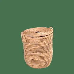 Paniers À Linge^CASA MILEY Panier à Linge Avec Couvercle Et Poignées Naturel