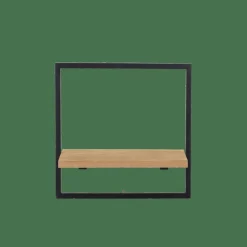 Étagères Murales^CASA MIX&MATCH Étagère à Suspendre Noir, Naturel