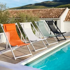 Chaises De Plage^CASA MONTEREY Chaise Pliante Blanc