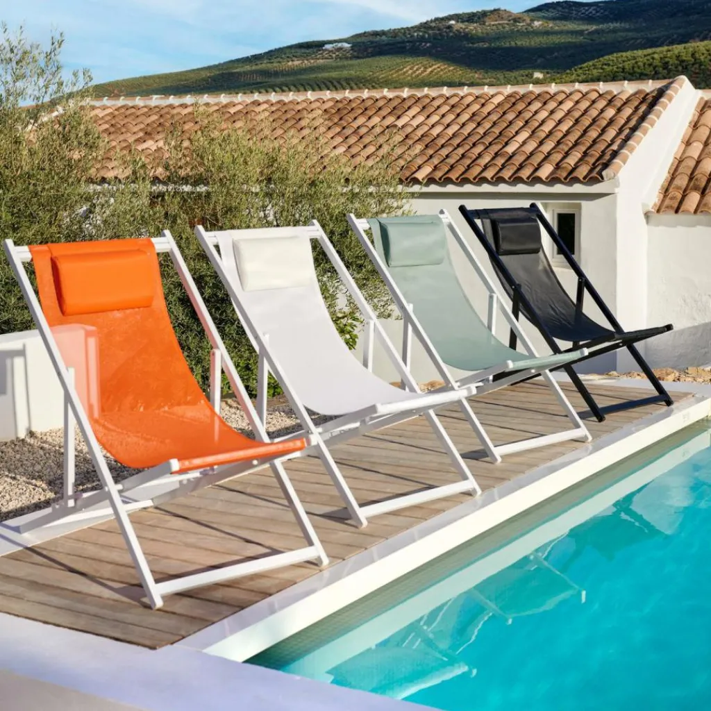 Chaises De Plage^CASA MONTEREY Chaise Pliante Blanc