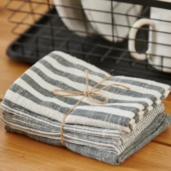 Torchons^CASA MULTI Chiffon Microfibre Set De 3 Kaki