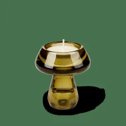 Porte-Bougies|Automne^CASA MUSHROOM Support Bougie Chauffe-plat Vert