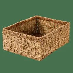 Paniers Tiroirs^CASA MYKONOS Panier Tiroir L Naturel