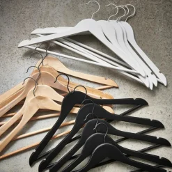 Cintres^CASA NEW WOOD Cintres Set De 5 Blanc