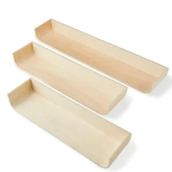 Étagères Murales^CASA NOMA Étagère à Suspendre S/3 Naturel