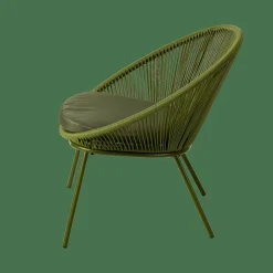Fauteuils De Jardin^CASA PAPAYO Chaise Lounge Avec Coussin Vert