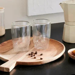 Verres À Café|Verres À Thé^CASA PAUSA Verre Double Paroi Set De 2 35 CL Transparent