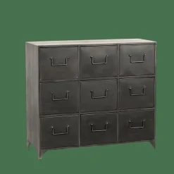 Commodes^CASA PHARMA Meuble De Pharmacie Noir