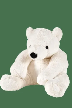 Kids^CASA POLA Ours Blanc Peluche Blanc