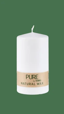 Bougies^CASA PURE Bougie Cylindrique Blanc