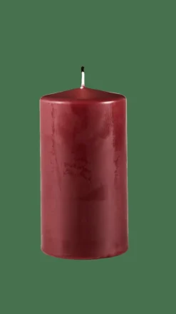 Bougies^CASA PURE Bougie Cylindrique Rouge Foncé