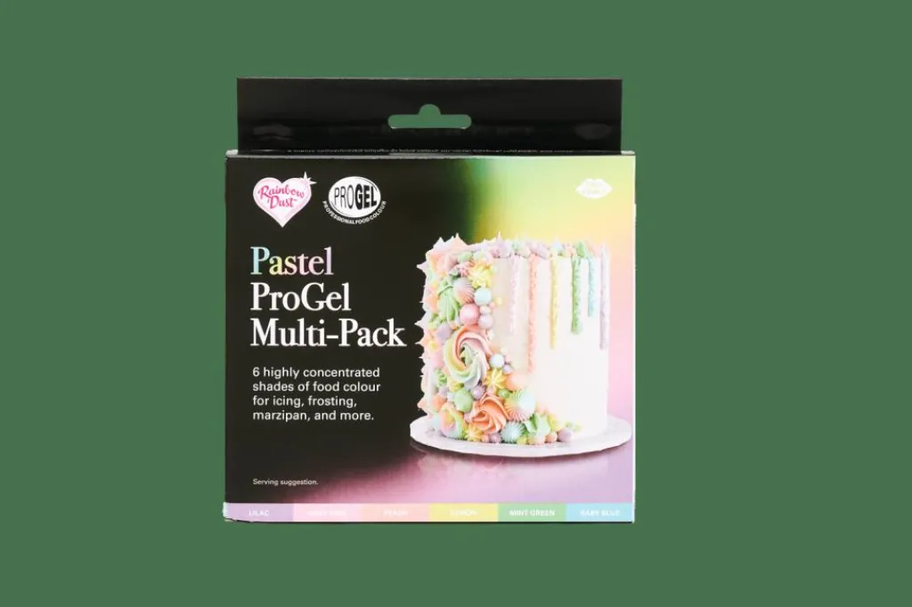 Alimentation^CASA RAINBOWDUST 6 Gels Colorants Pâte à Sucre Couleurs Pastel Diverses Couleurs