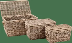 Coffres De Rangement^CASA SAVANNAH Coffre De Rangement Gris