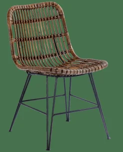 Chaises De Salle À Manger^CASA SUMATRA Chaise Noir, Brun