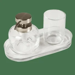Accessoires Lavabo^CASA TOKIO Distributeur Savon Transparent
