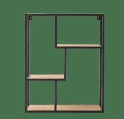 Étagères Murales^CASA TRAPP Étagère à Suspendre Noir