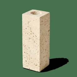 Bougeoirs^CASA TRAVERTIN Bougeoir Naturel