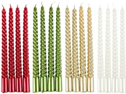 Bougies^CASA TWIST Bougies Dîner Rouge