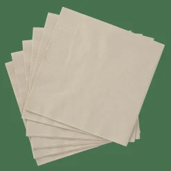 Serviettes^CASA UNI Set De 20 Serviettes Beige
