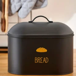 Boîtes Métalliques|Boîtes De Conservation^CASA VIRA Boîte à Pain Noir