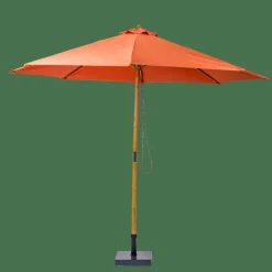 Parasols^CASA WOOD Parasol Sans Pied De Parasol Couleur Rouille