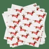 Serviettes^CASA X-MAS DOG Set De 20 Serviettes Multicolore