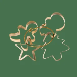 Ustensiles Patisserie|Moules^CASA X-MAS GOLD Emporte-pièces Set De 4 Doré