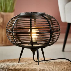 Lampes De Table^CASA ZANZI Lampe De Table E27 Noir